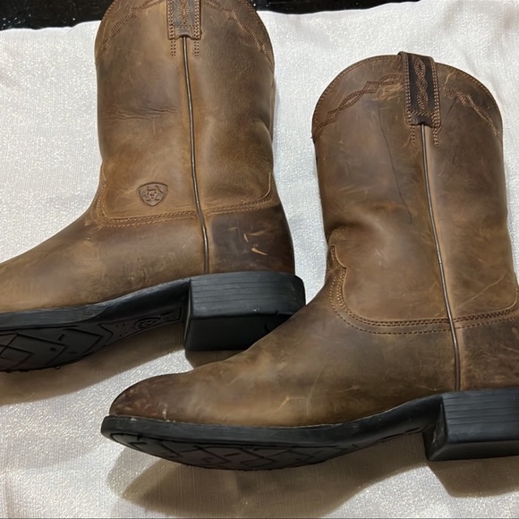 Ariat Heritage Roper Western Leather Country Boot - Picture 3 of 12